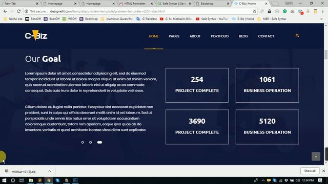 MixItUp and PSD to HTML with Bootstrap 4 (Part 1) - #Class 28 смотреть онлайн