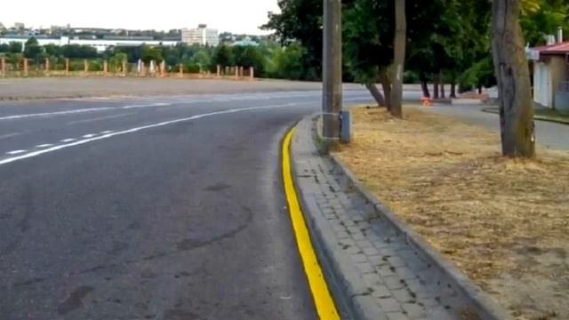 Желтая разметка с края дороги, если пересечь - будет ли штраф. смотреть онлайн