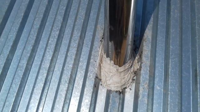 Герметизация стыка трубы и профнастила смотреть онлайн