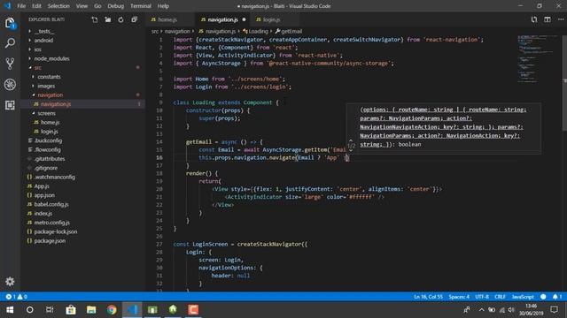 React Native: Login authentification system смотреть онлайн