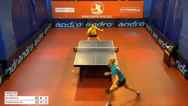 Антонина Савельева Юлия Прохорова 6:11;5:11;4:11; 0:3 смотреть онлайн