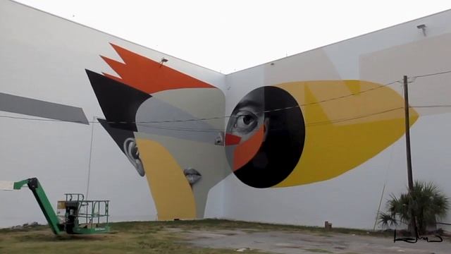 BELIN | Mural en Miami SHINE St. Petersburg Mural Festival ´18 смотреть онлайн