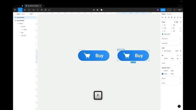 How To Create An "add To Cart" Button Animation In Figma Using Smart Animate смотреть онлайн
