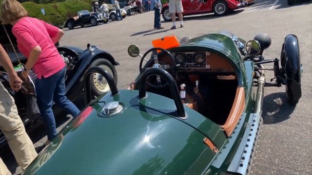 Rare Classic British Sports Cars -- Morgan Ride Along To Mogwest 2021 On Scenic CA Highway 1 смотреть онлайн