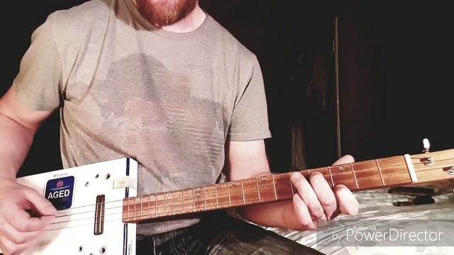 How to play Wake Me Up When September Ends by Green Day on Cigar Box Guitar смотреть онлайн