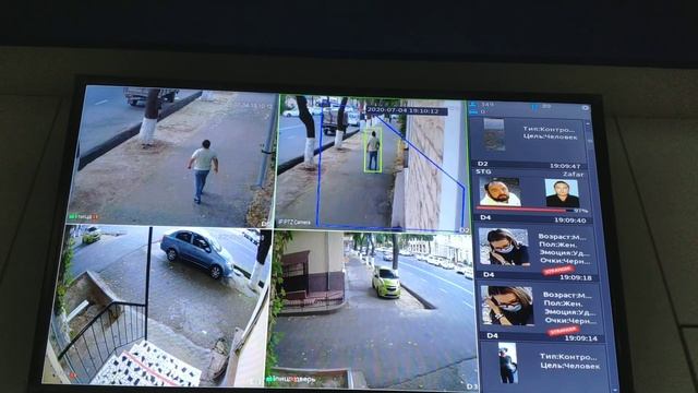 NVR4xxx-I серии + SpeedDome 4 серии WizSence(Распознавание лиц и автослежение за целью) смотреть онлайн