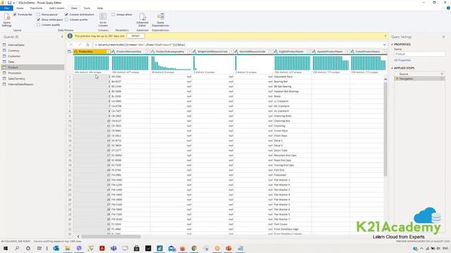 INTRODUCING THE PURPOSE OF DATA Profiling In POWER BI 2023 | K21 Academy смотреть онлайн