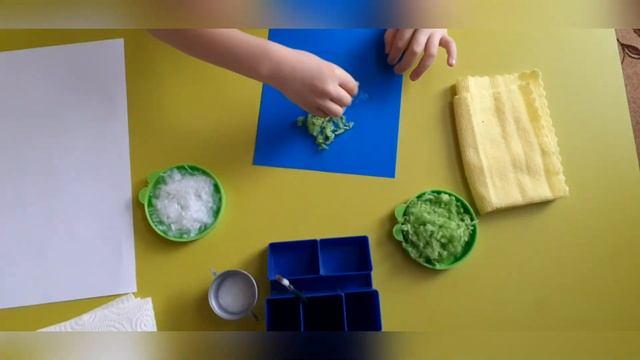 Мастер-класс «Аппликация из шерстяных ниток». смотреть онлайн