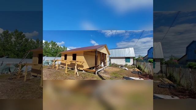 Видеообзор Одноэтажный каркасный дом размером 6х6м с террасой 2 на 6м| Каркас Строй смотреть онлайн