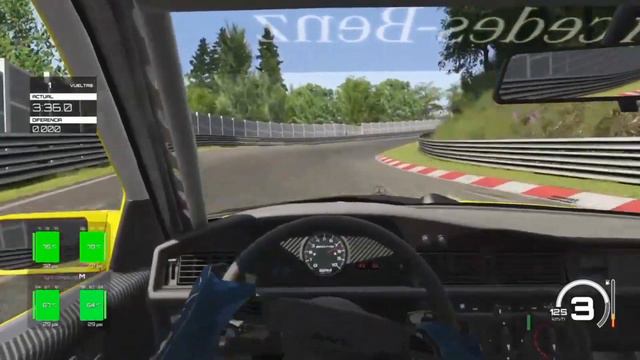 Assetto corsa | Mercedes Benz 190 EVO II, Nürburgring Nordschleife смотреть онлайн