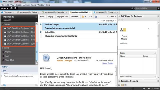 IBM Lotus Notes® Settings and Features смотреть онлайн