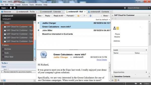 IBM Lotus Notes® Settings and Features