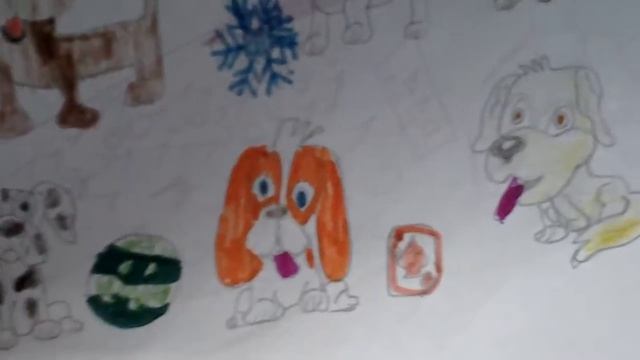 Мои рисунки собачек в коробоках? смотреть онлайн