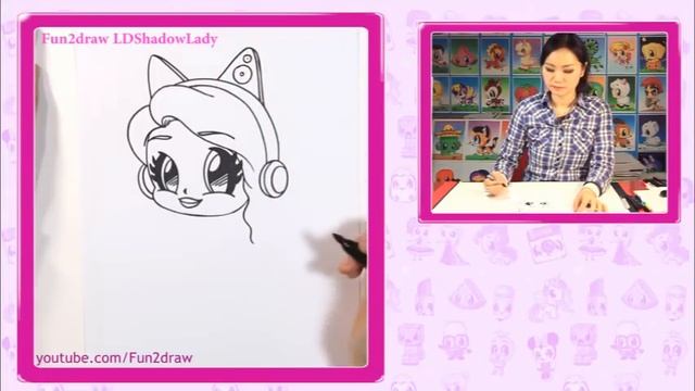 How to Draw LDShadowLady Cute + Easy | Fun2draw | Online Drawing Tutorials смотреть онлайн