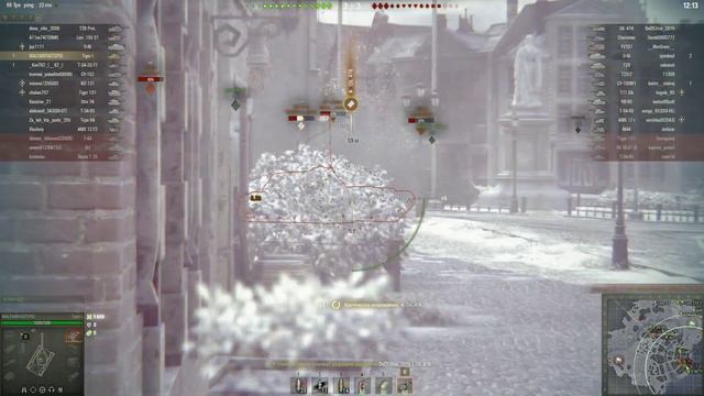 World of Tanks Tiger I Мастер Первая метка Основной калибр Воин смотреть онлайн