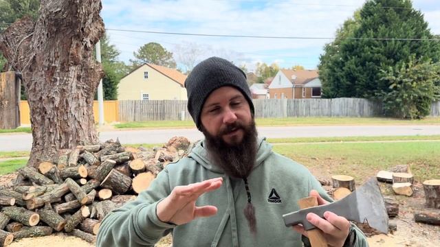 Tree cutting, Log splitting, next axe throwing review #axethrowing #axe #vikings #outdoors #tools смотреть онлайн