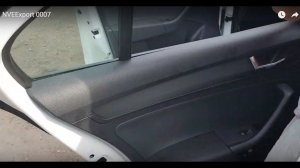 Skoda Rapid шумоизоляция задней двери