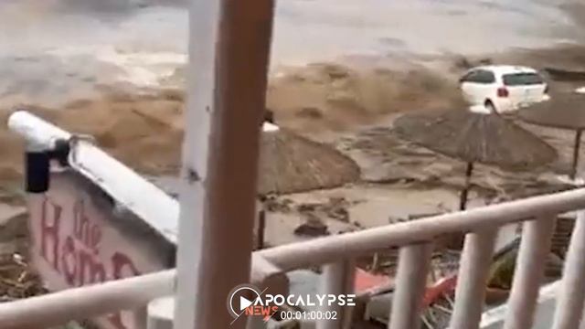 CRETE FLOODED - Greece hit by worst flood in 10 years смотреть онлайн