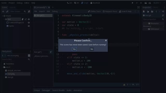 Randomize Movement State Bot || Godot 3.1 Tutorial смотреть онлайн