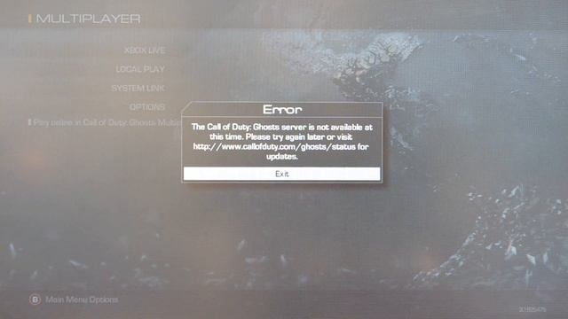 Call of Duty Ghosts Server is not Available at This Time смотреть онлайн