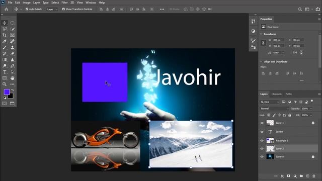 Photoshop Layers (2-dars) смотреть онлайн
