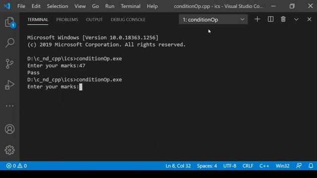 C++ Basics: Conditional operator смотреть онлайн