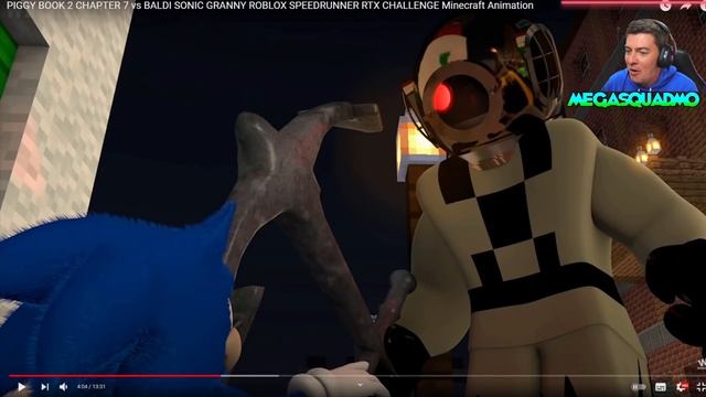 ROBLOX PIGGY BOOK 2 - WILLOW, SONIC and BALDI Vs DAKODA and GRANNY! Funny Roblox Animation смотреть онлайн