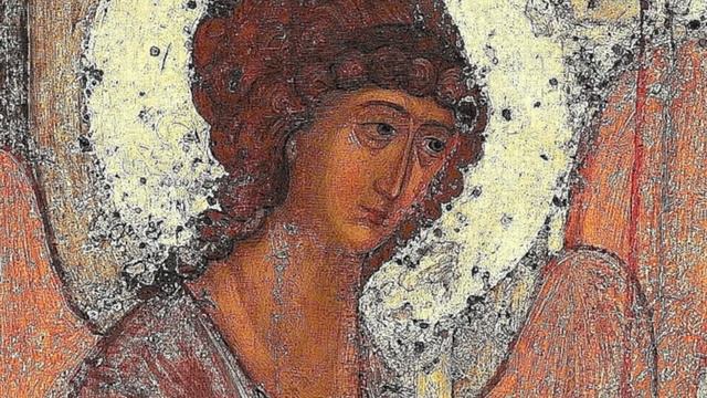 1[HD] RUSSIAN ORTHODOX ICON - THE HOLY TRINITY (TROITSA) Andrey Rublev 1410-1427 mov смотреть онлайн
