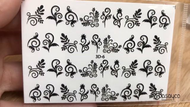 Чёрные 3D-слайдеры / Объемный слайдер-дизайн для ногтей смотреть онлайн