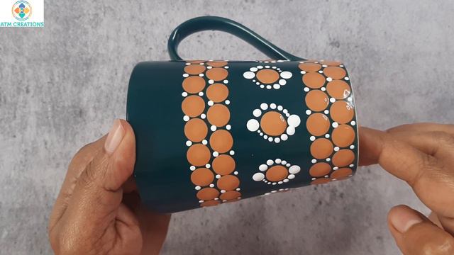 6 Dot painting ideas on coffee mug | #3 | Dot mandala | (2022) | ATM Creations смотреть онлайн