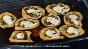Кундюмы с гречкой и грибами
