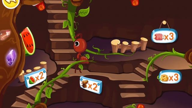 Жизнь муравьев | Мультик игра для детей |  Проходим игру про муравьев смотреть онлайн