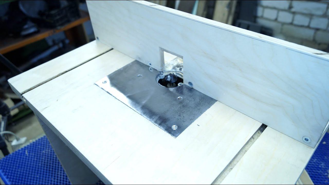 Фрезерный стол своими руками | Обустройство моей новой мастерской смотреть онлайн