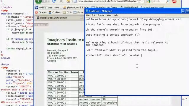 A Debugging Adventure in PHP land смотреть онлайн