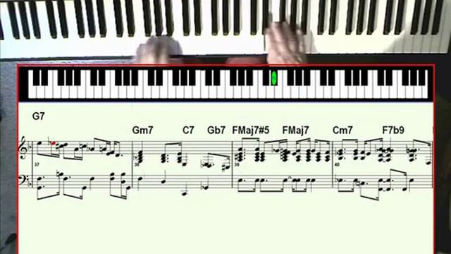'But Not For Me' (G. Gershwin) - Solo Jazz piano lesson смотреть онлайн