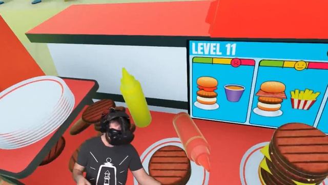 САМЫЙ БОЛЬШОЙ БУРГЕР В ВР! - Clash Of Chefs VR - HTC Vive смотреть онлайн