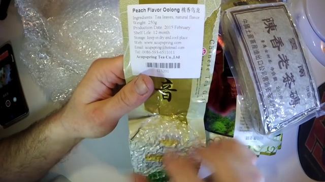 Чай с ALIEXPRESS. (Пуэр, Да Хун Пао, Чай-Персик) смотреть онлайн