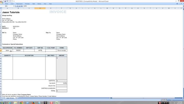 How to create an invoice with microsoft excel смотреть онлайн