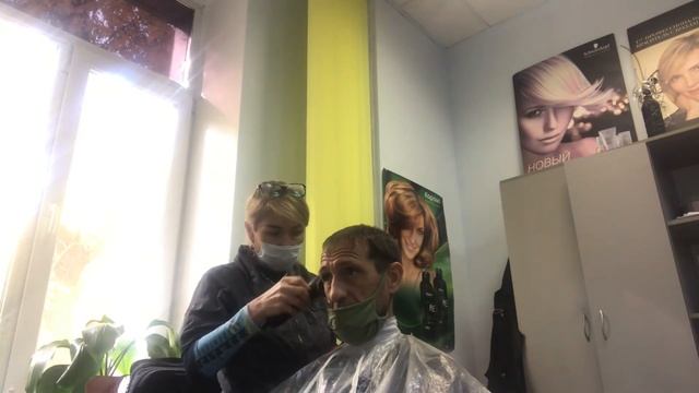 #мужскаястрижка#полубокс# Модельная мужская стрижка эконом