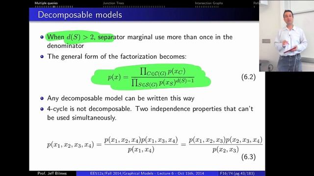 Lecture 6, Advanced Inference in Graphical Models смотреть онлайн