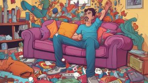 Диманчик сломал диванчик