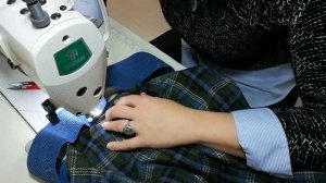 Как притачать пояс - резинку в юбке. Часть 2.