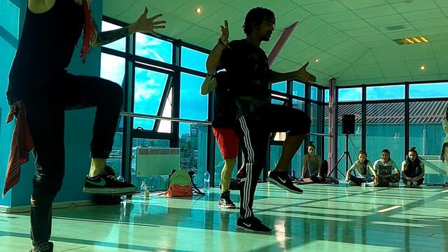 Lil Gbb & boys - Dancehall class, Russia Krasnodar (30 April 2016) ШТБП смотреть онлайн