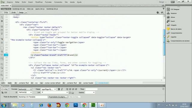Criando site com Bootstrap - 4 Criando o Menu do Site смотреть онлайн