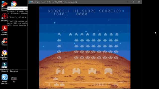 Space Invaders DX: Classic Mode [spcinvdj] (Arcade Emulated / M.A.M.E.) смотреть онлайн