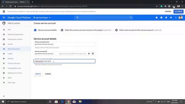 Google Cloud API - Service Account смотреть онлайн