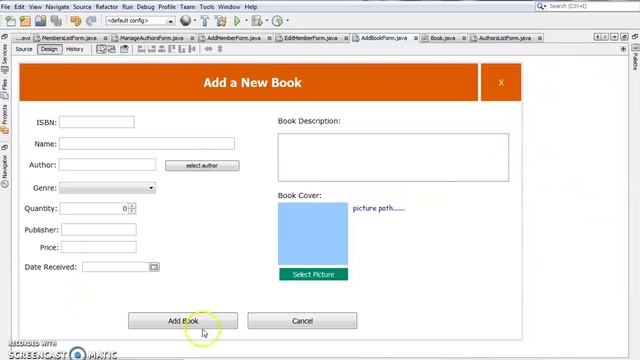 Java Library Management System Project In Netbeans With MySQL - [Part 07] смотреть онлайн
