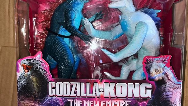 Godzilla X Kong Playmates Toys IN HAND! Godzilla, Kong, Skar King and Shimo! I GxK The New Empire смотреть онлайн