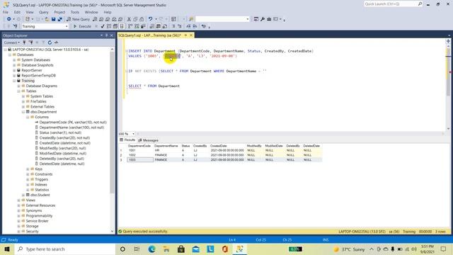How to Insert Values into a table and how to avoid Duplicate Entries in SQL смотреть онлайн