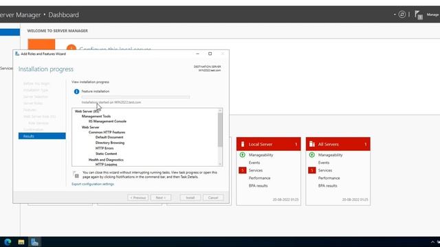 04.Install and Configure IIS Web Server on Windows Server 2022 | IIS|2022| смотреть онлайн